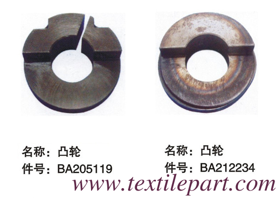 BA205119 BA212234 WEFT SHARE CAM BA210479 BA204857 THINNER CAM GAMMA piezas de repuesto