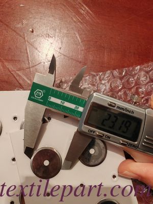 PQQ51785 Cuchilla circular para el cortador rotativo Rotocut de G6300 Tamaño 23 x 4 x 0,6 mm